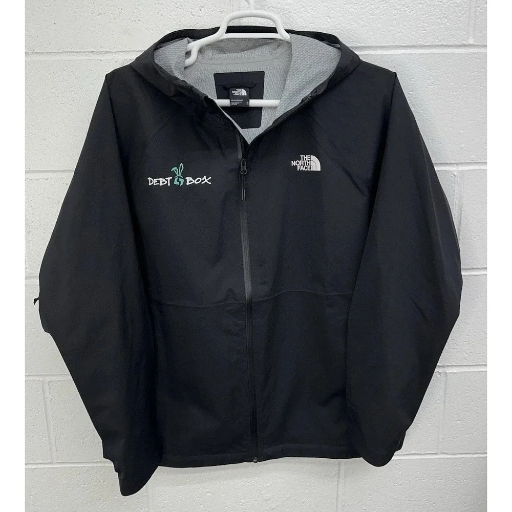 The North Face‎ Venture Dryvent Black Hooded Jacket / Men's XL / LOGO